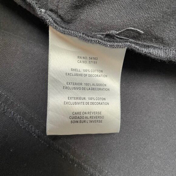 Levi's Men's Canvas Utility Jacket - Blue w/ Brown Corduroy Collar (Small) - Picture 7 of 8